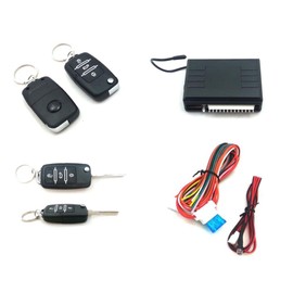 flexzon Universal Remote Central Locking Upgrade Kit Keyless Entry + 2 HA keys + 2 remotes fobs
