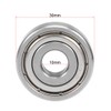 sourcing map S6200ZZ Stainless Steel Ball Bearing 10x30x9mm Double Shielded