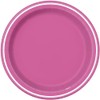 Hot Pink Thin Stripes Round Dinner Plates - 9" I