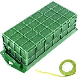 Takytao Floral Foam Cage, Dry Flower Cage Holders, Green Foam Cage Blocks for Fresh Flower Arrangements Decoration, Wedding, Interior and Garden