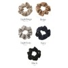 VINGTAINE HS-149-LGY- Basic Color, Scrunchie, Plain, Office, Work, Classic, Petite
