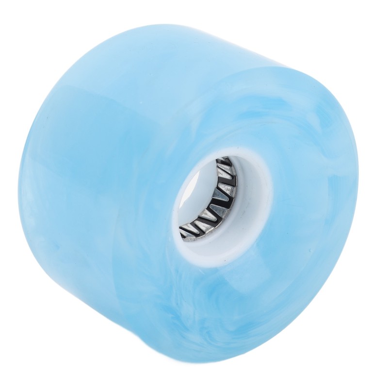 4Pcs Skateboard Wheel Set Replacement 78A Hardness PU Translucent Flashing