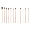Set De Brochas De Maquillaje Para Ojos 12 Piezas Nude