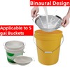 2 Pcs Fine Mesh 60 mesh Stainless Steel Paint Filter