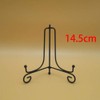 SagaSave 1PC Table Top Easel, Black Iron Easel Plate Decorative