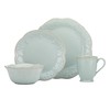 Lenox French Perle 4-Piece Place Setting, Ice Blue,12 oz