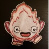 Unbranded Calcifer Fire Demon Embroidered IronOn Patch Howl's Moving Castle