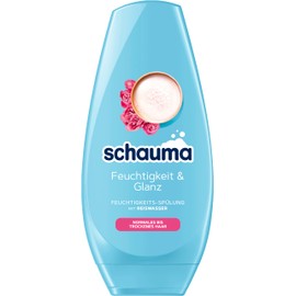 Schauma Moisturising Shampoo Moisture & Shine (1 x 400 ml) Gently Cleanses the Scalp for Shiny & Healthy Looking Hair & Conditioner (1 x 250 ml) Hair Conditioner with Rice Water