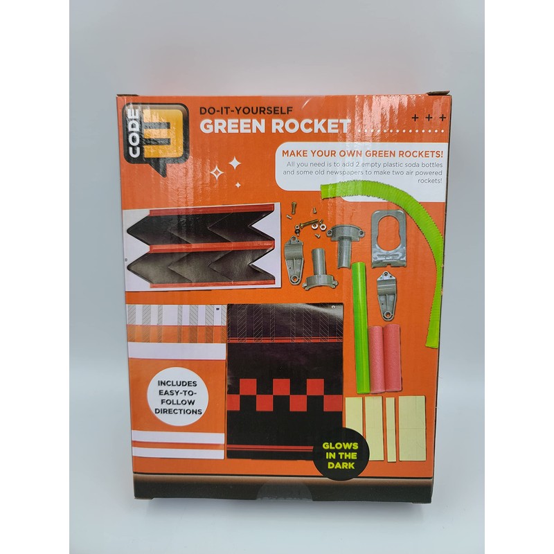 Premium Do It Yourself Green Rocket ~ 23 Piece Kit