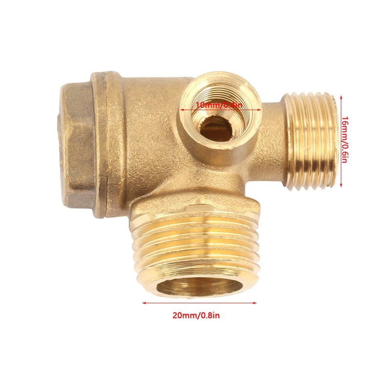 Fayelume Central Pneumatic Compressor Parts, Air Compressor Check Valve, 3