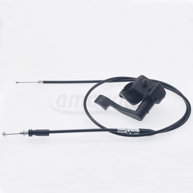 amavoler 7/8''/ 22mm Thumb Throttle Cable Accelerator Handle Assembly Fit