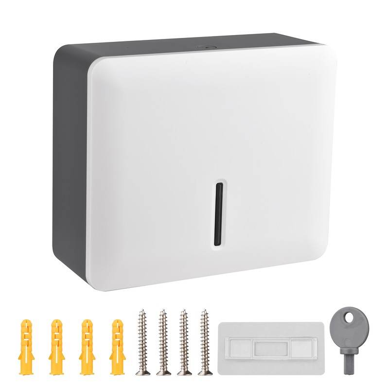 Wall Mount Paper Towel Dispenser Multifold Hand Towel Tissue Holder