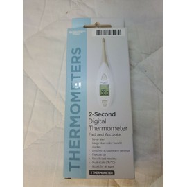 EQUATE Digital Thermometer Adult/Children 2 Second Fast and Accurate Equate Brand New