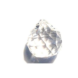 Asfour 1 Piece Crystal Glass Ball Prism Pendant Suncatcher (40mm)