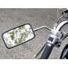 10 mm Bolt Chrome Motorcycle Universal Handlebar Rear view Side