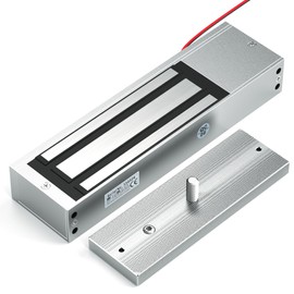 Magnetic Door Lock, 500KG/1200lbs Magnetic Lock, Electromagnetic Locks, Magnetic Locks System, 12V Door Magnets, Doors Access Control System for Single Doors