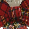 Bow with Tartan Pattern 26 cm Red Christmas Decoration Christmas