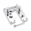 Infinity Decor Set of Polished Chrome Victorian Scroll Lever Door