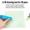 3D Pen Pad, Transparent 3D Drawing Mat, for DIY Drawing