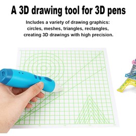 3D Pen Pad, Transparent 3D Drawing Mat, for DIY Drawing