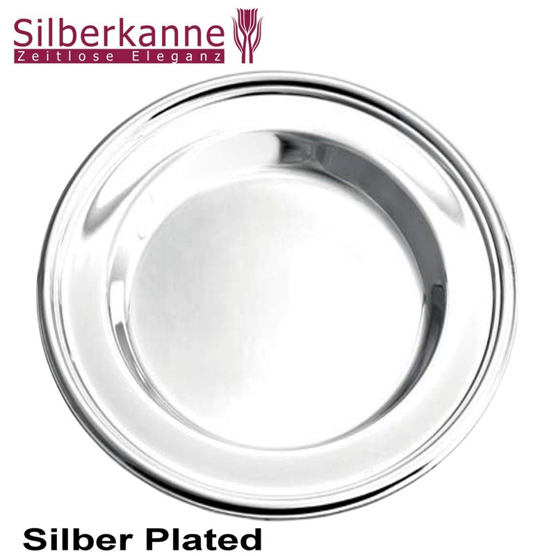 SILBERKANNE Glass Plate Glass Coaster Classic D 11 cm Premium