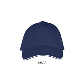 Sol's Five Panels Cap Long Beach, One Size, French Navy White, French Navy / White