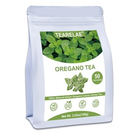 TEARELAE - Oregano Tea Bags - 50 Count - Premium Natural Oregano Leaves - Aid in Digestion, Rich in Antioxidants - Non-GMO - Caffeine-Free