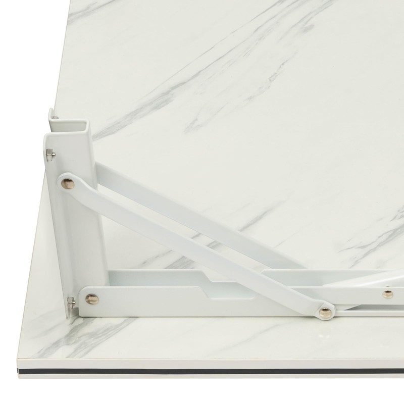 QUSKLISU Folding Wall Mount Desk, Floating Computer Desk Fold Down