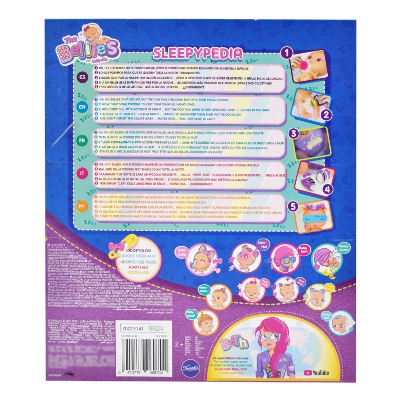 Famosa The Bellies Bellie Kit Dulces Sueños Famosa