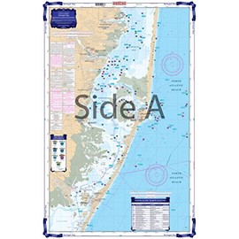 Waterproof Charts, Coastal Fishing, 56F Barnegat Bay