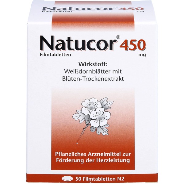 Natucor 450 mg Film-Coated Tablets Pack of 50