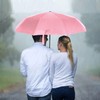 TradMall Travel Umbrella Windproof 56 Inches Canopy, Pink
