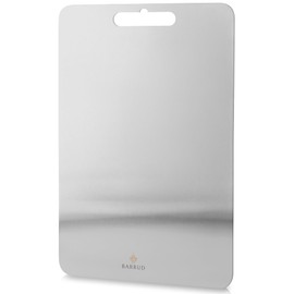 Premium Stainless Steel Cutting Board - Durable Non-Slip Metal Cutting Boards for Kitchen - Portable Non-Porous Surface, Ideal for Modern Kitchens - Upgrade Your Kitchen Today