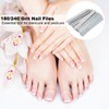 50pcs Nail Files Double Sided 180/240 Grit Nail Buffering Files