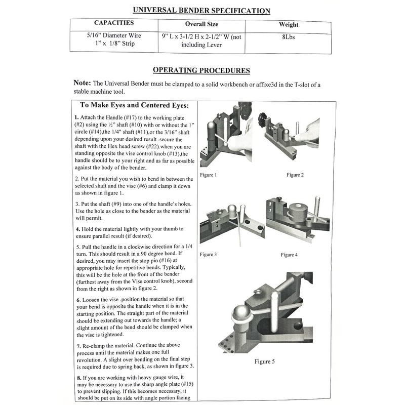 HHIP 8606-4019 Mini Unversal Bender