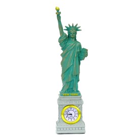Zizo USA Statue of Liberty NYC Clock Model (8") - New York City Souvenir Replica Gift