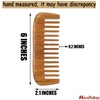 Moreinday Wooden Comb for Women, Wide Tooth Comb for Curls,
