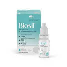 Biosil Suplemento potenciador de colágeno - Gotas de 0.5 fl oz - Activador patentado de ch-OSA para piel, cabello, uñas y articulaciones - Favorece...