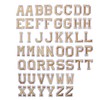 AXEN 52pcs Alphabet A to Z Patches, Iron on Sew