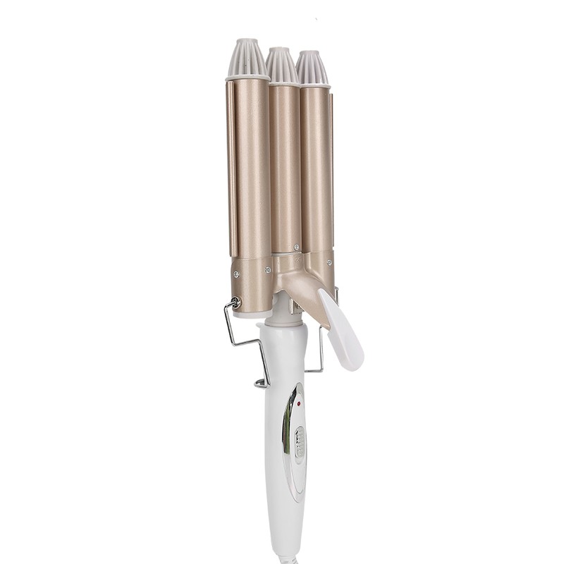 Three Barrel Curling Iron Salon Hairstyling Waver Hair Crimper Hairdressing
