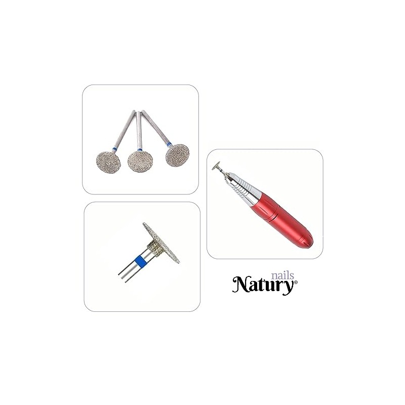 Natury Nails Diamond Nail Lathe Strawberry, Disc Type Drill for