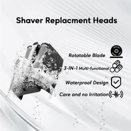 Replacement Shaver Foil Compatible with Remington Electric Shaver TITANIUM-X Flex & Pivot Foil and Cutter for F5800 & F7800, Replacement Heads Fit for Remington F4900, F5800 and F7800 (1 Pcs)