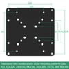 Universal VESA TV and Monitor Mount Adapter Plate Bracket,Adapter for