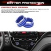 x xotic tech 2pcs Centre Console AC Climate Control Knob