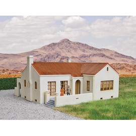Cornerstone 933-3785 Mission Style Bungalow, Multicoloured, 4-15/16 X 5-9/16 X 2-13/16" 12.5 X 14.1 X 7.1cm