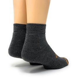 WARRIOR ALPACA SOCKS - All-American Ankle High Quarter Crew Alpaca Unisex Sport Socks (Large)