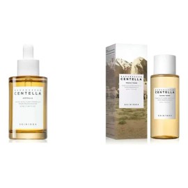Kit 2pz - Skin1004 Madagascar Centella: Ampoule 55ml + Tónico Exfoliante Suave 210ml Piel Mixta