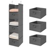 MAX Houser 6 Tier Shelf Hanging Closet Organizer, Closet Hanging