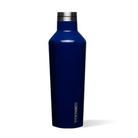 Corkcicle Classic Canteen Insulated Water Bottle - Stainless Steel Reusable Tumbler - Triple Insulated - Keeps Drinks Cold 25 Hours or Hot 12 Hours - Cupholder Friendly - Midnight Navy - 16 oz