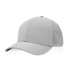 Billest Ivins Snapback Hat | Hombres y mujeres | Gorra en blanco de 6 paneles | Transpirable y ligero | Exterior | Ala curva, Gris claro, Medium-Large